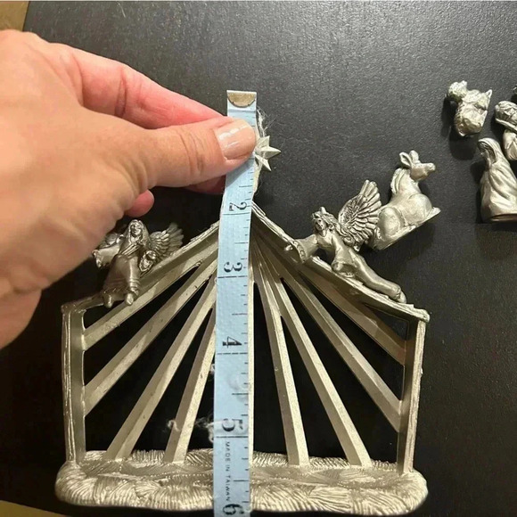 1999 Seagull Pewter of Canada nativity set.Simply beautiful! Christmas scene. - Picture 8 of 11